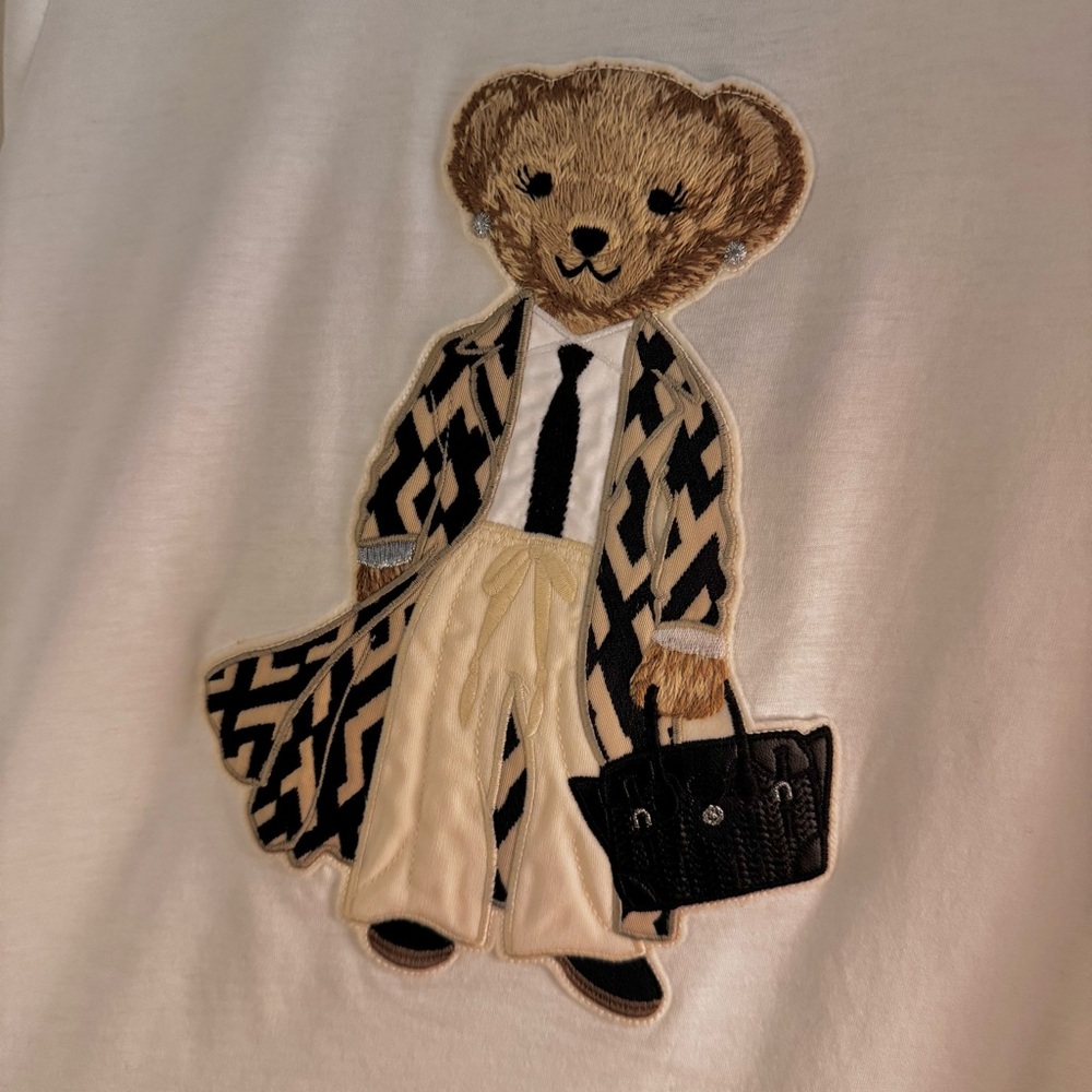 Ralph Lauren Collection Spring 2026 Polo Bear Cotton Tee - Picture 4 of 13